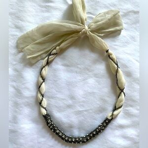 Chiffon & Crystal Necklace